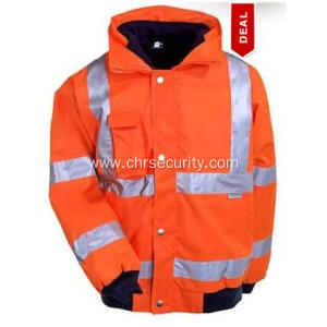 GloWear Class 3 Orange Bomber Jacket